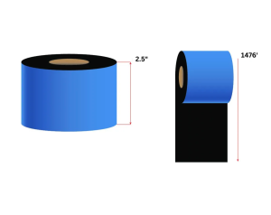 2.5″ X 1476′ BMW Zebra Ribbon