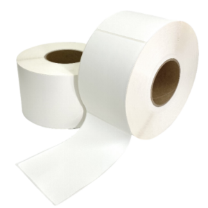 4" X 6" White PET Label