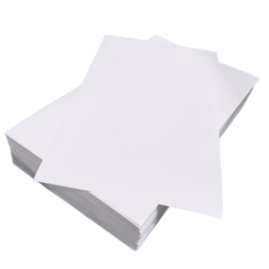 8.5" X 14" White Laser Vinyl Sheet