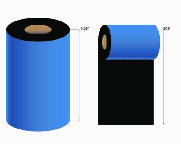 4.09" X 509' BMW Intermec Ribbon - Image 2