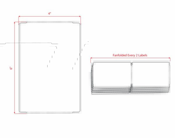 4" X 6" Direct Thermal Tag(DTT) - Image 2