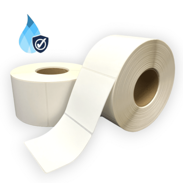 4" X 4" PolyMatte Drum (PMDTD) Label, No Perf