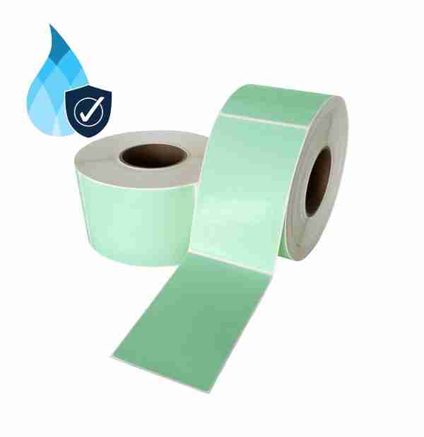 4" X 6.5" PolyMatte(TT) Label-"Quick Color" Green