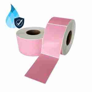 4" X 6.5" PolyMatte(TT) Label-"Quick Color" Pink Flood