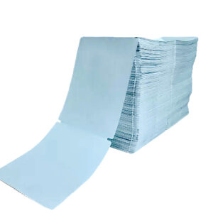 4" X 6" Thermal Transfer Tag(TTT) Blue Floodcoat