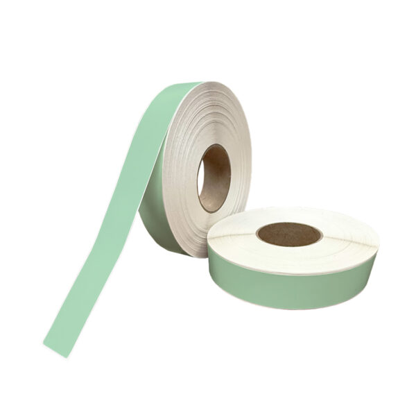 1.625" x 14.625" Thermal Transfer Paper Green Label, Roll