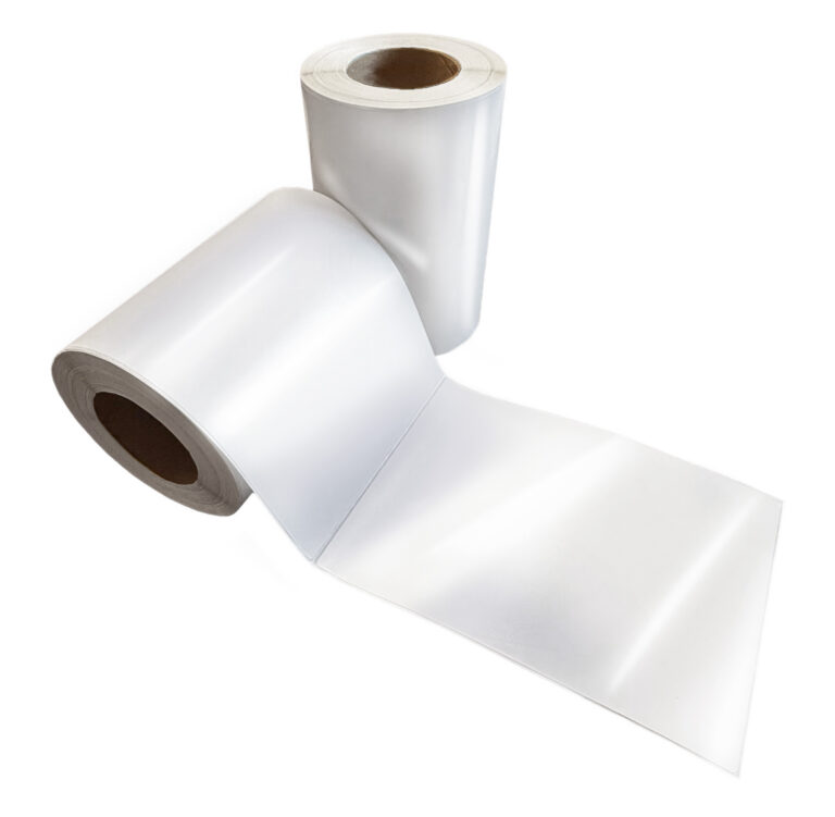 8.25” x 11” PolyGloss Ink Jet Label, No Perf - Barcode Labels